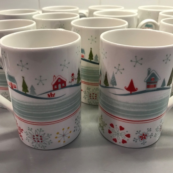 Portmeirion Christmas Wish-patterned Mugs - Picture 3 of 3